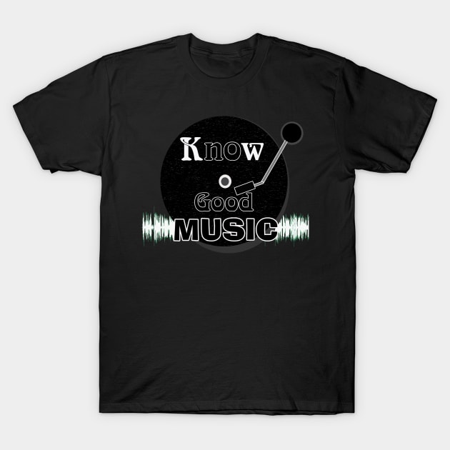 Know Good Music CRUST design T-Shirt by Know Good Music